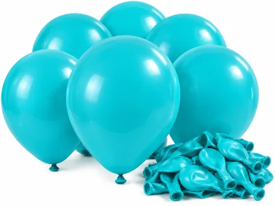 Turquoise ballon 30cm | 25 stuks