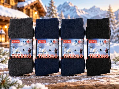 4 paar THERMO KING thermo sokken Thermo king maat 43-46
