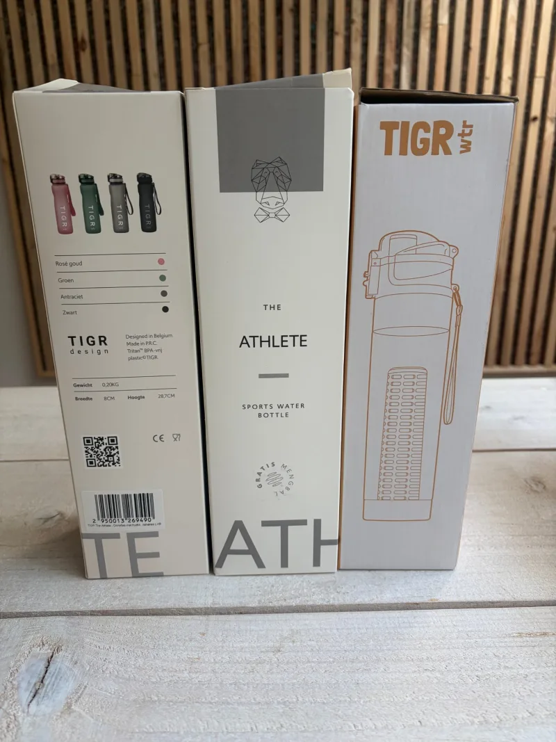 Drinkfles pakket Tigr 2x The Infuser + 1x Athlete 1 liter - foto 3