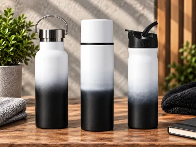 1 drinkfles en 2 thermosflessen Fusion