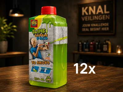 Ses 12stuks slime battle navulling (neon groen 750ml)