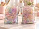 Loombandjes Glitter kleurenmix – 1.200 elastiekjes – Met 2 weefhaken & S-clips - miniatuur 1