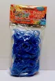 3 zakjes Loombandjes Loom Twister neon blauw 3 x 600 bandjes inclusief haakjes en tools - miniatuur 2