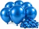 25 blauwe metallic ballonnen. - miniatuur 1