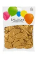 100 Goud Metallic Ballonnen - Ballonnen - 30 cm - 100 stuks - Goud - miniatuur 2