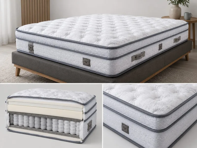 Madlen Pocketvering Matras met Koudschuim & Traagschuim Topper 34 cm