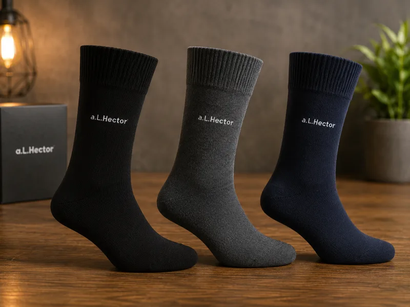 A.L. Hector  Sokken zwart 43-46 - 3-Pack: Comfortabel, Stijlvol & Duurzaam