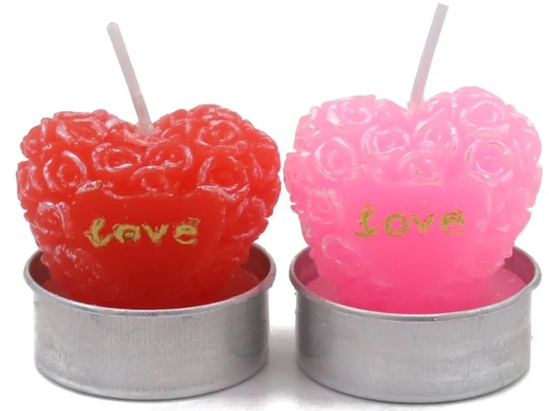 Kaarsen Liefde 5 cm – set van 12 stuks - photo 2