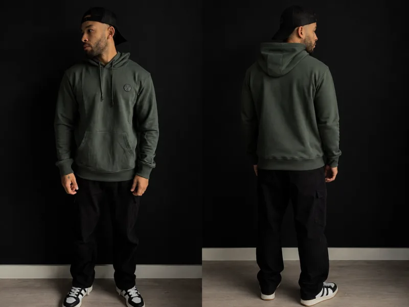 Calpe Classica Hoodie Green Earth - foto 1