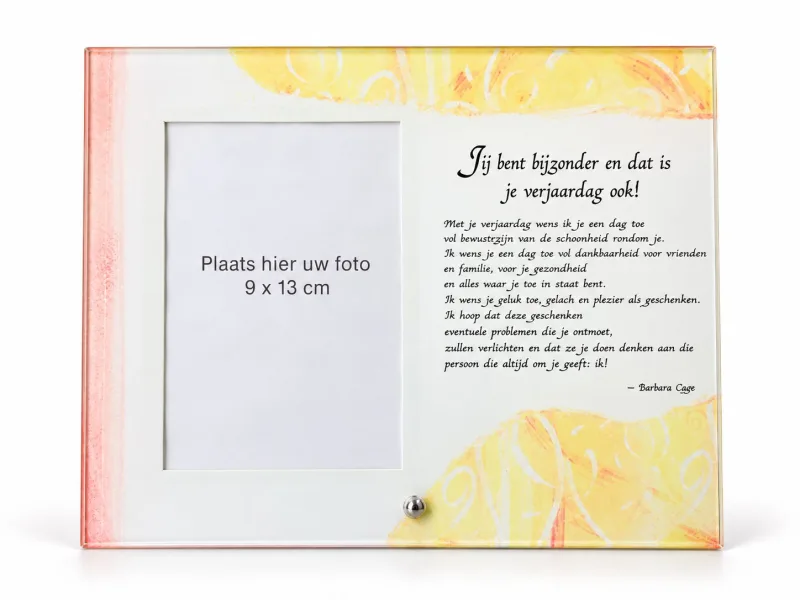 Verjaardag Fotolijst met Gedicht – Bijzonder Cadeau - photo 2