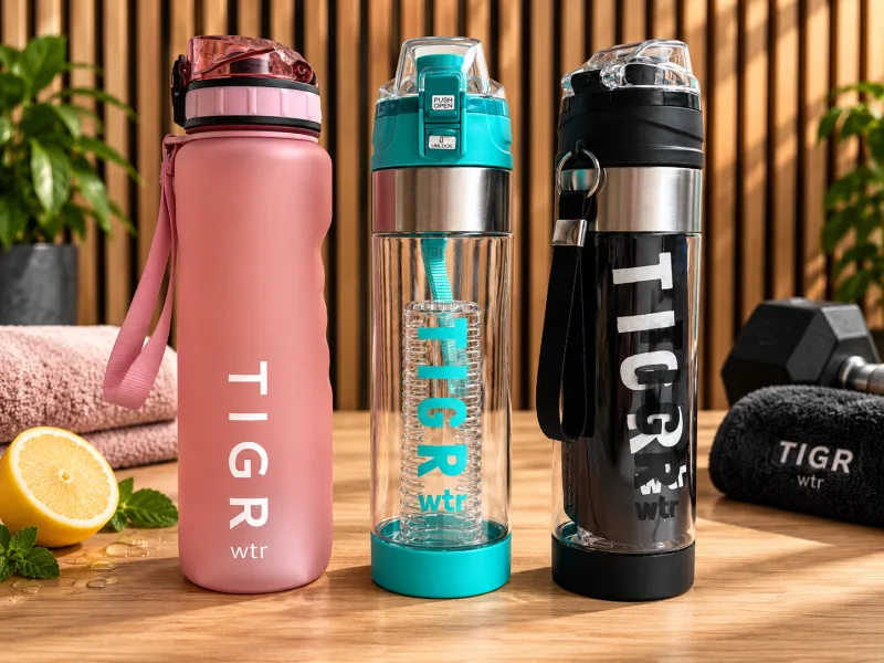 Drinkfles pakket Tigr 2x The Infuser + 1x Athlete 1 liter - foto 4