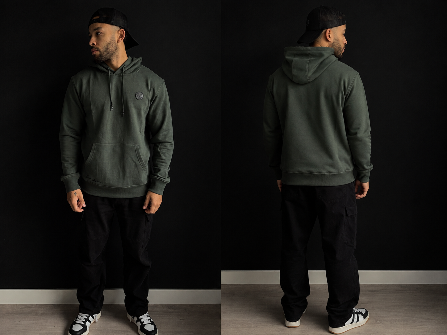 Calpe Classica Hoodie Green Earth